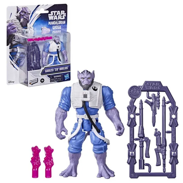 Star Wars: ActionVerse figura di Garazeb ZEB Orrelios da 11 cm con accessori - Hasbro immagine 2
