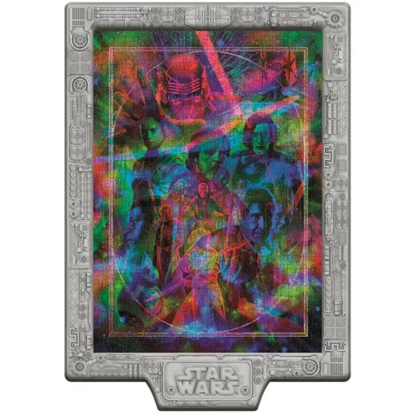 Star Wars Puzzle metamorfico episodio VII-VIII-IX con cornice e illuminazione RGB LED - Clementoni immagine 3