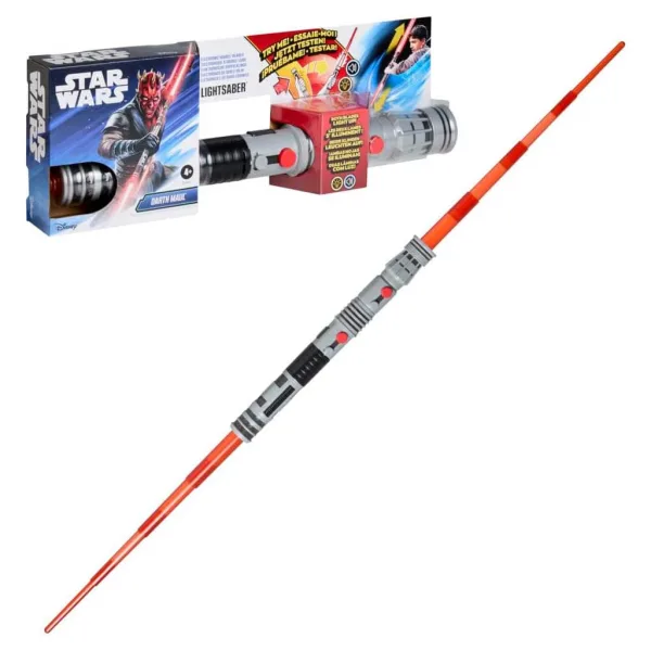 Star Wars Spada Laser a Doppia Lama: Spada Elettronica Estensibile di Darth Maul - Hasbro immagine 2