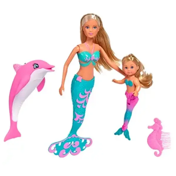Steffi Love: Bambola Sirena con Evie e Delfino - Simba Toys immagine 2