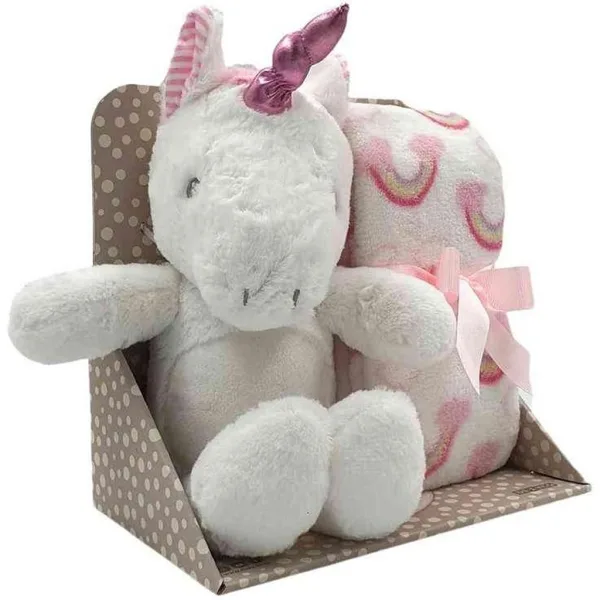 SweetDreams: Set di coperta e unicorno di peluche immagine 1