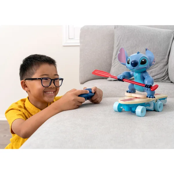 Tavola da surf radiocomandata Disney Stitch 25 cm - Jada Toys immagine 6
