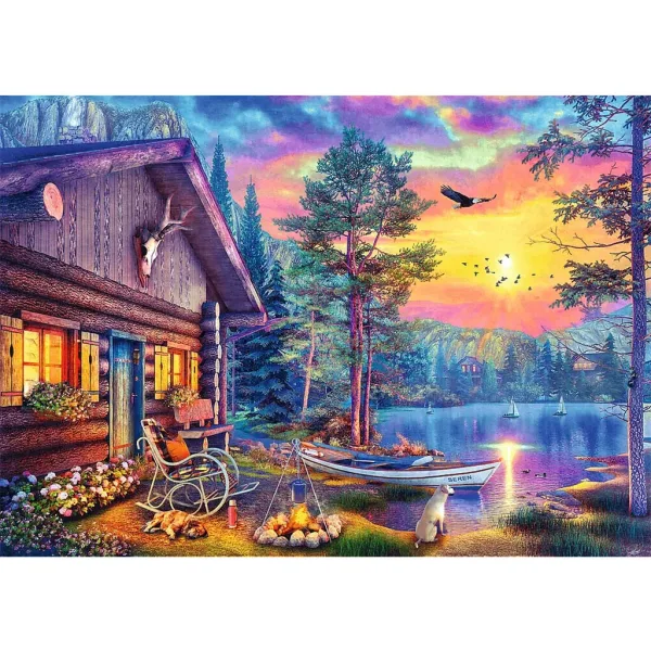 Tea Time Porto al tramonto 500 pezzi Premium plus quality - Trefl immagine 2