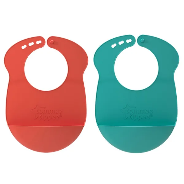 Tommee Tippee: Roll'N'Go bavaglino in silicone con spalline disponibili in diverse varianti immagine 2