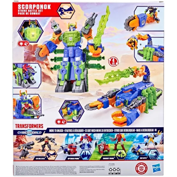 Transformers CYBERWORLD: set di gioco attacco di Scorponok - Hasbro immagine 4