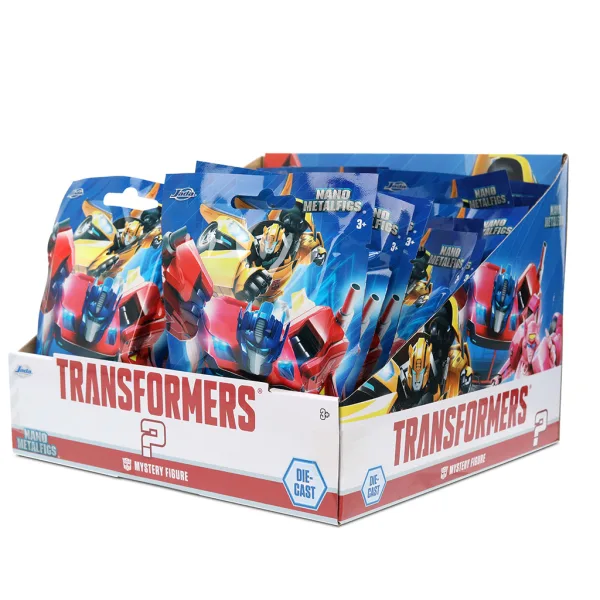 Transformers: Nano Metalfigs figura metallica a sorpresa, assortita, 1 pz – Jada Toys immagine 1