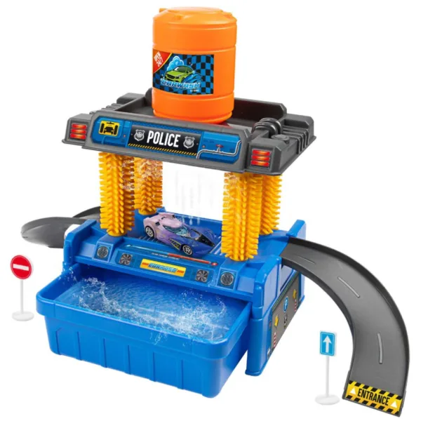 Turbo Racers Set di pista per lavaggio auto con auto in diverse varianti di colore immagine 3