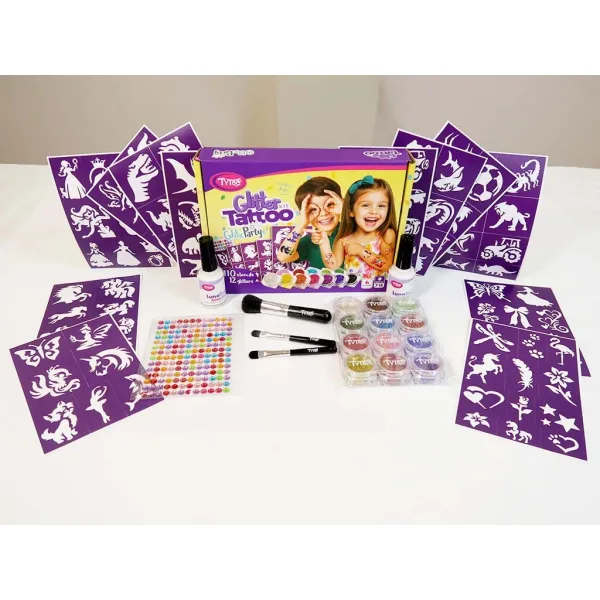 Tytoo: Set di tatuaggi glitterati GlitzParty immagine 2