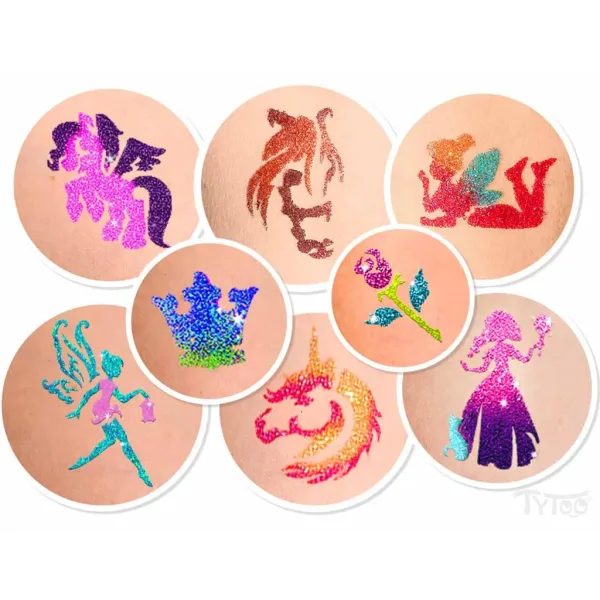 TyToo: Set di tatuaggi glitterati SassyLue immagine 2