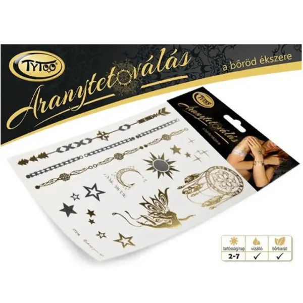 TyToo: Tatuaggio d'oro Dreamcatcher, set di fate 21x15cm immagine 2