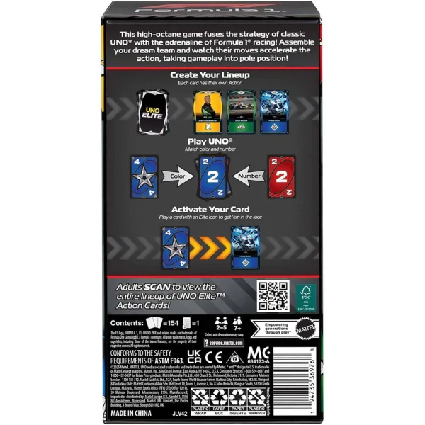 UNO Elite F1 gioco di carte - Mattel immagine 5