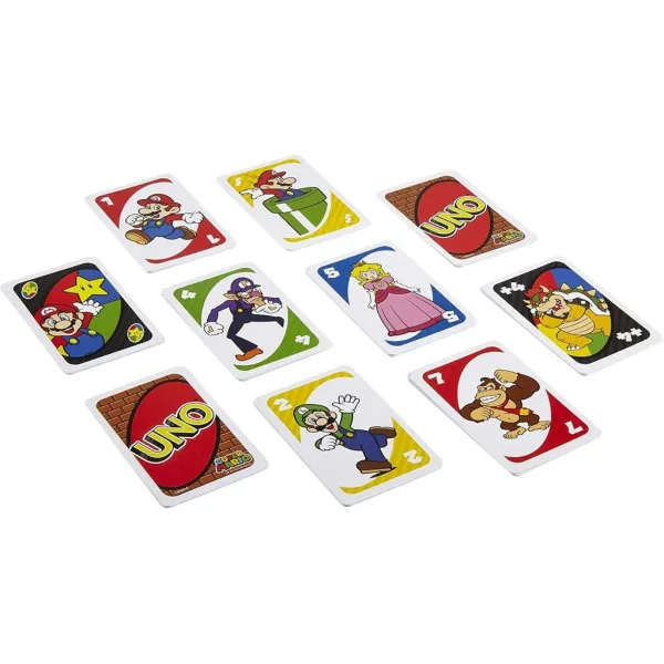UNO Super Mario gioco di carte - Mattel immagine 3