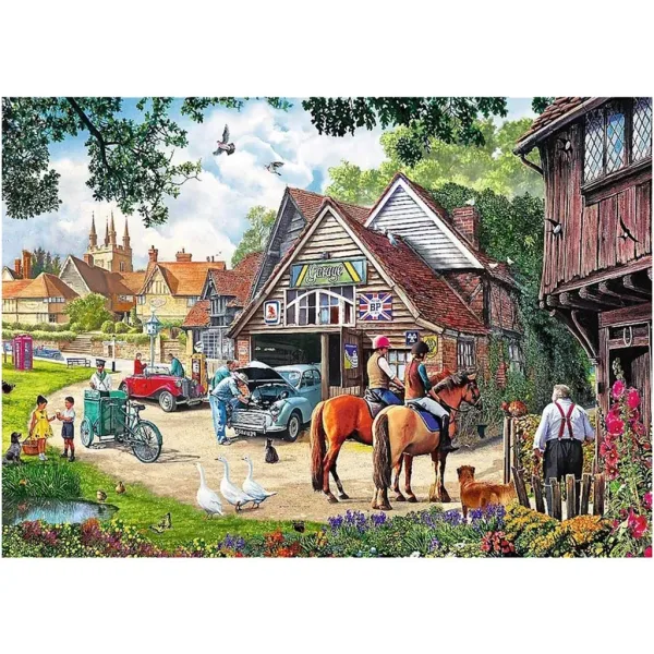 Vita idilliaca puzzle 2x500 pezzi - Trefl immagine 2