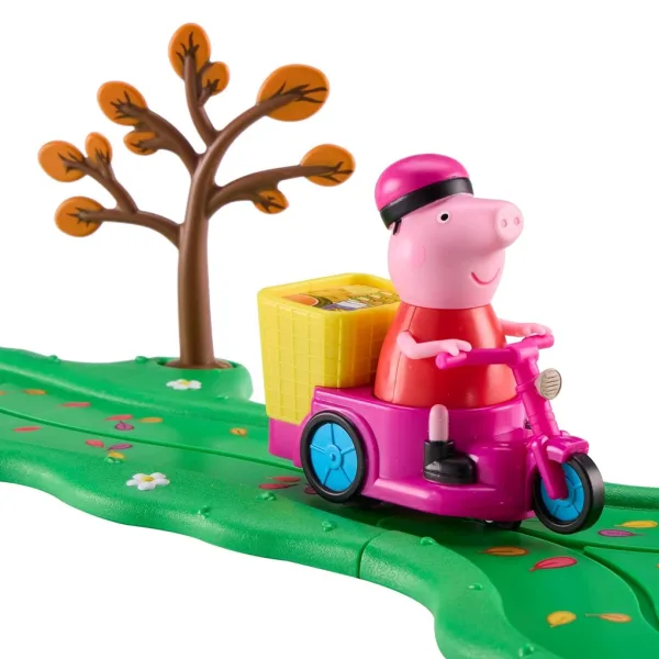 Whizz-Around Peppa maialino con set di gioco in bicicletta immagine 3