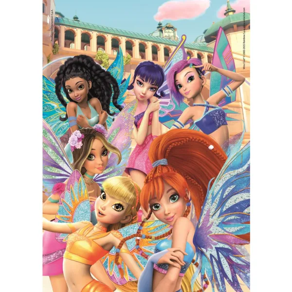 Winx Club il team puzzle maxi da 104 pezzi - Clementoni immagine 2
