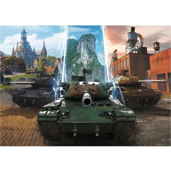 World of Tanks - È tempo di agire! - puzzle da 500 pezzi - Trefl immagine 2