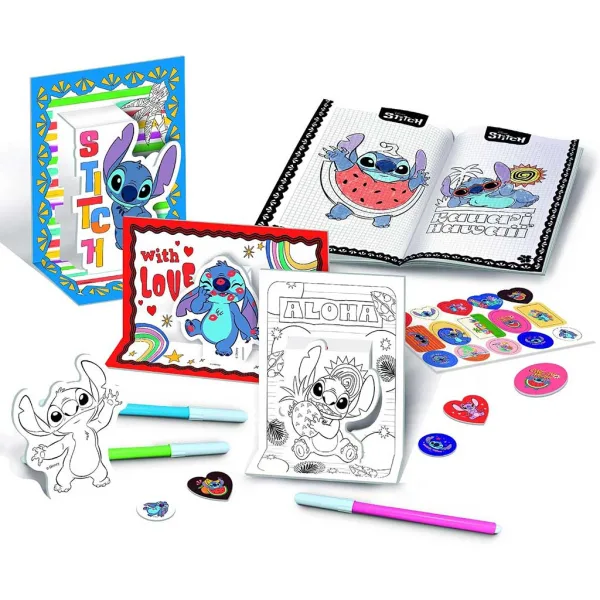Scuola di disegno Disney Stitch in zaino - Lisciani immagine 2