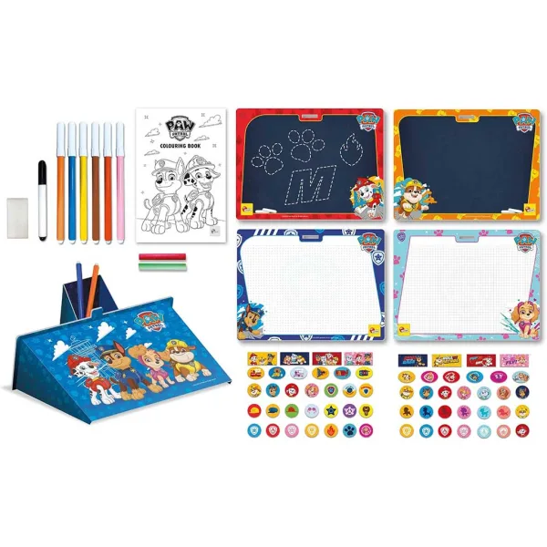 Zaino con scuola di disegno Paw Patrol - Lisciani immagine 4