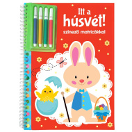 È arrivata la Pasqua - con adesivi da colorare e pennarelli