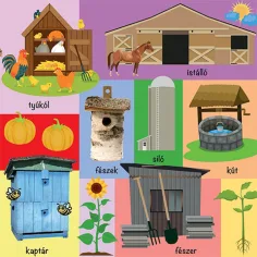 101 immagini colorate dalla fattoria libro per bambini immagine 2