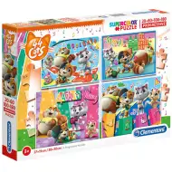 44+Gatto+Matto+Supercolor+4-in-1+puzzle+-+Clementoni