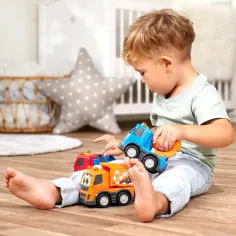 ABC Volvo Trucky veicoli da lavoro urbani in diverse varianti 13 cm - Simba Toys immagine 6