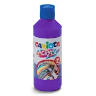 Acrilico 250ml colore viola - Carioca