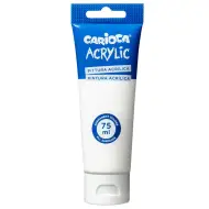 Acrilico 75ml colore bianco - Carioca