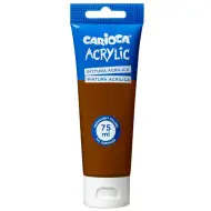 Acrilico 75ml colore marrone - Carioca
