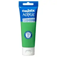 Acrilico 75ml colore verde brillante - Carioca
