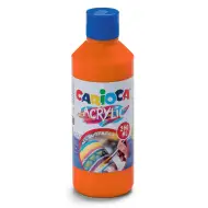Acrylic 250ml di vernice acrilica colore arancione - Carioca