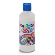 Acrylic 250ml di vernice acrilica colore bianco - Carioca