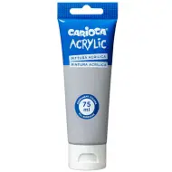 Acrylic 75ml vernice acrilica color argento - Carioca