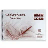 Album da disegno a spirale senza legno B/5, 32 fogli, 120g