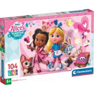 Alice nel Paese delle Meraviglie puzzle Supercolor da 104 pezzi - Clementoni