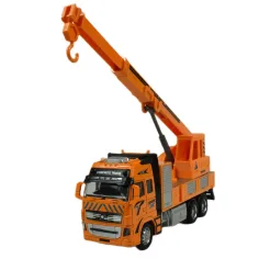 Alloy Car: Camion gru con verricello a volano 20cm immagine 6