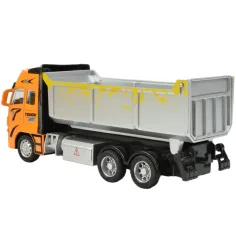 Alloy Car: Camion ribaltabile a retrocarica con luci e suoni 19cm immagine 5