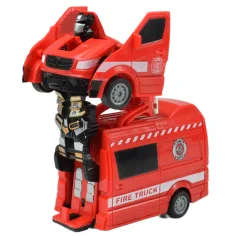 Ambulanza: Autoambulanza che si trasforma in robot in due versioni da 13 cm immagine 8