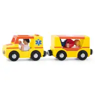 Ambulanza magnetica con rimorchio - Woodyland