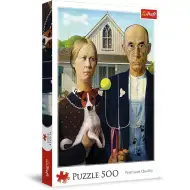 American Gothic Edizione Cane puzzle 500 pezzi - Trefl
