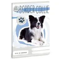 Animali carini - Quaderno a quadretti Border Collie A/5