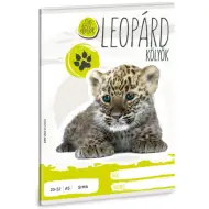 Animali carini - Quaderno a righe leopardo A/5