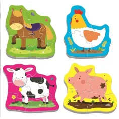 Animali della fattoria - set di puzzle per bambini - Trefl immagine 2