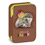 Animali della foresta - astuccio a più livelli con riccio