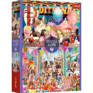 Animali golosi puzzle 2x500 pezzi - Trefl