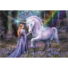 Anna Stokes - Il regno dellunicorno HQC puzzle compatto da 1500 pezzi - Clementoni immagine 2