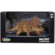 Antico Mondo dei Dinosauri: figura di dinosauro Triceratops