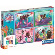 Ariel la sirenetta 4 in 1 puzzle da 12, 16, 20 e 24 pezzi - Clementoni