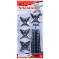 Armi ninja di colore nero
