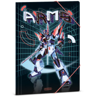 Ars Una: A.R.M.S. cartellina con elastico a tema robot, formato A4